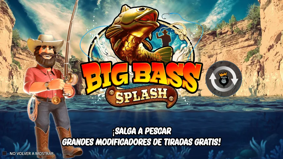 Big Bass Splash — pantalla de inicio